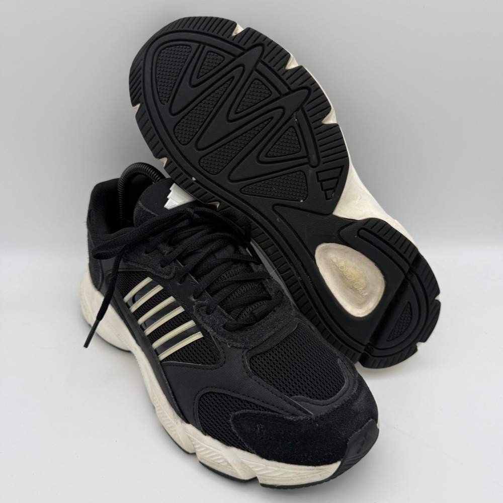 Women's Adidas Crazychaos 2000 Black White Comfort Athletic Lifestyle Shoes Sz 8